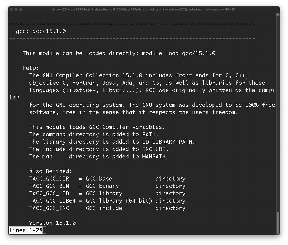 module spider screenshot